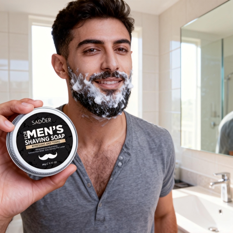 Soap Making Ins - 60g Men's Shaving Soap Contains Mint
