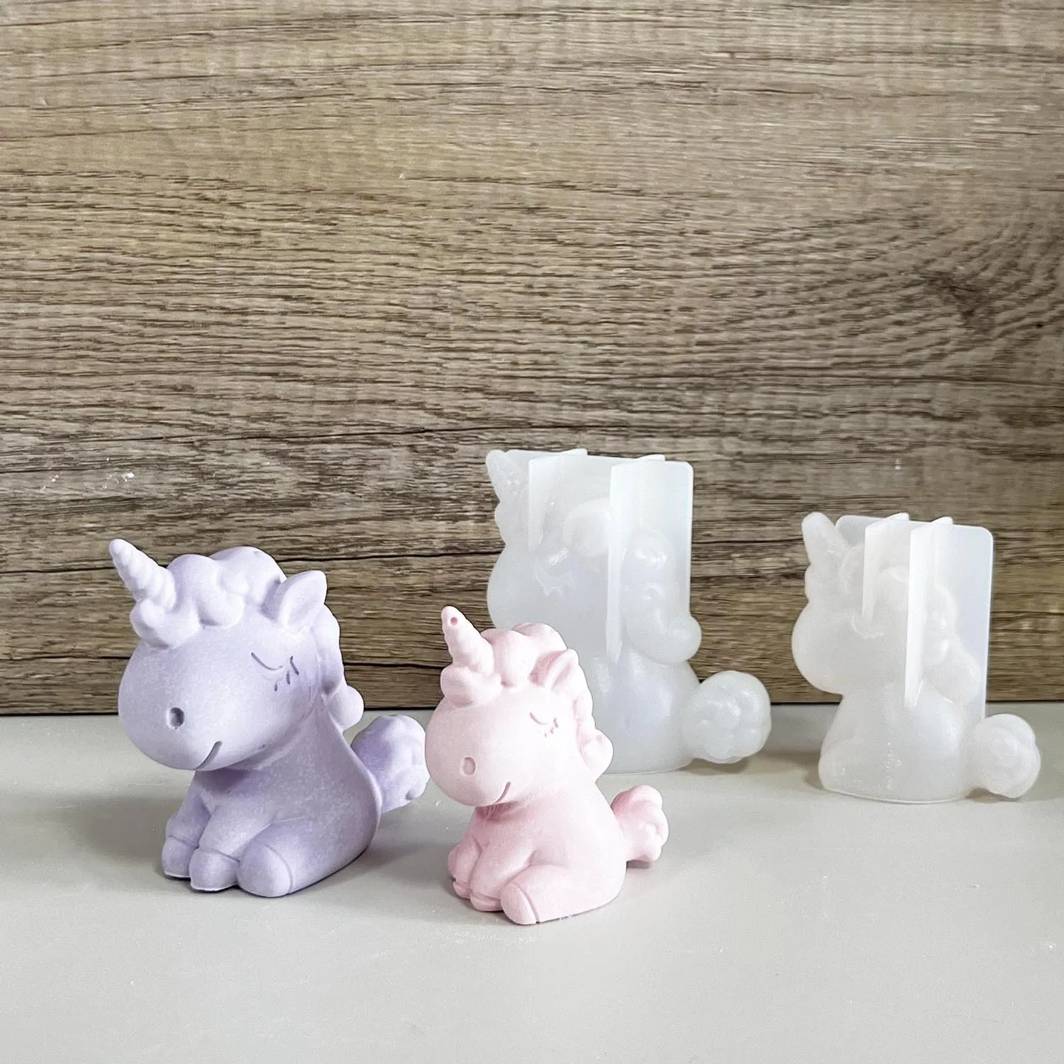 Soap Making Ins - 3D Geometric Silicone Unicorn Cat Deer