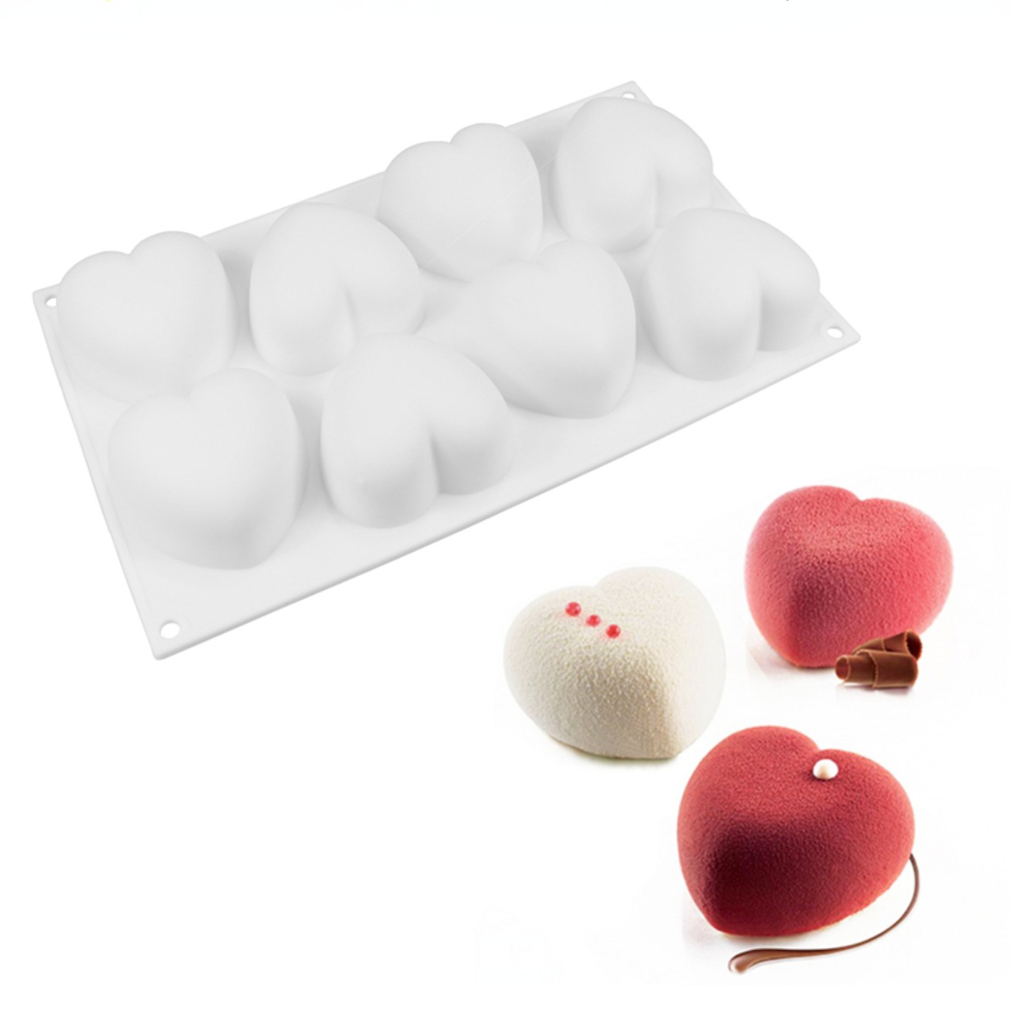 Soap Making Diy Kit - Love Heart Silicone Soap Mold Handmade