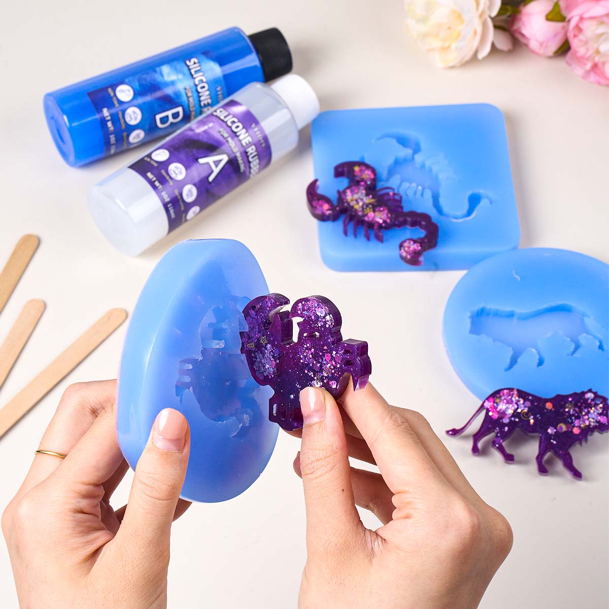 118ml/296ml Silicone Mold Maki - đánh giá và giá Soap Making Diy Kit