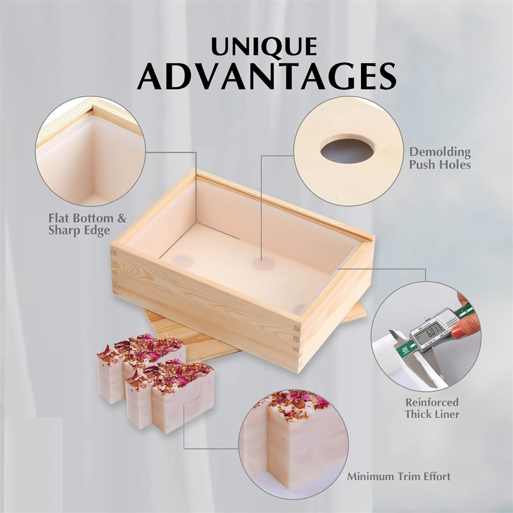 Large Soap Molds Rectangle Sil - đánh giá và giá Soap Making Instructions