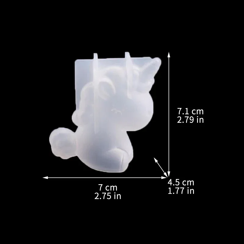 3D Geometric Silicone Unicorn  - đánh giá và giá Soap Making Ins