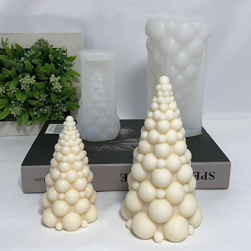 3D Bubble Christmas Tree Silic - đánh giá và giá Soap Making Diy Kit