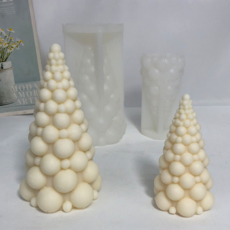 3D Bubble Christmas Tree Silic - đánh giá và giá Soap Making Diy Kit