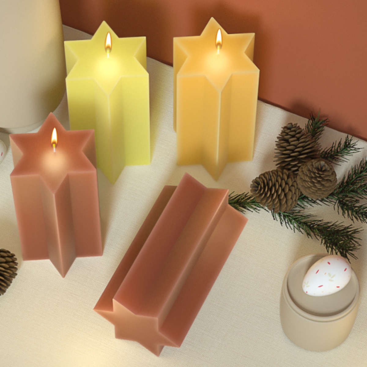 3D Hexagonal Column Silicone C - đánh giá và giá Soap Making Gifts