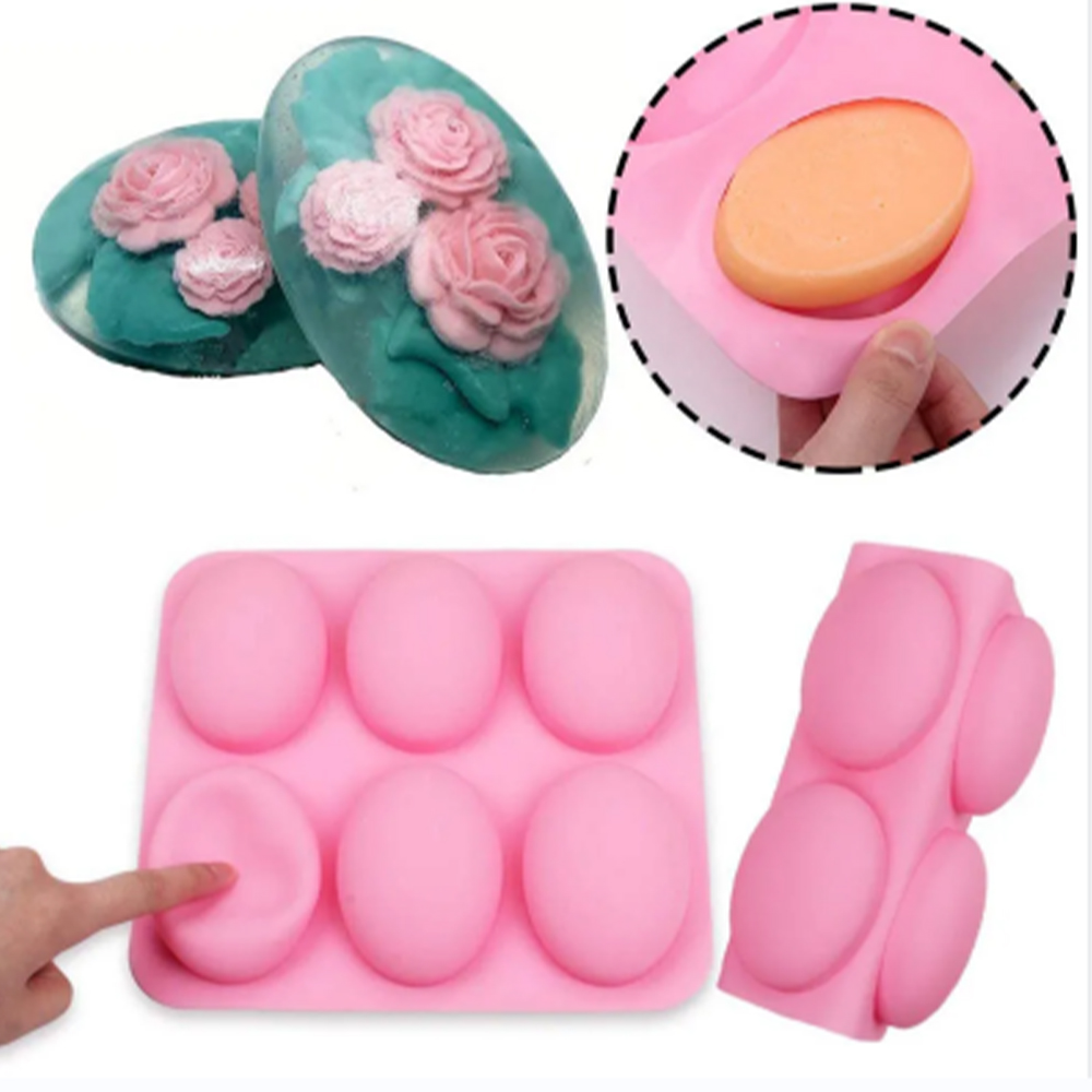 6 Cavities Multifunctional Ova - đánh giá và giá Soap Making Instructions