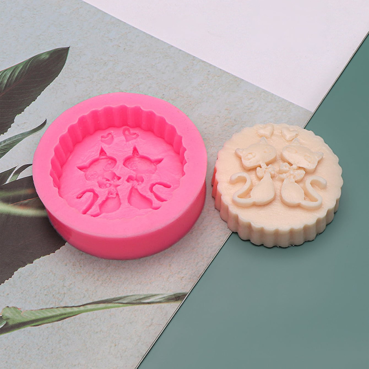 1-Piece Silicone Cat Soap Mold - đánh giá và giá Soap Making Instructions