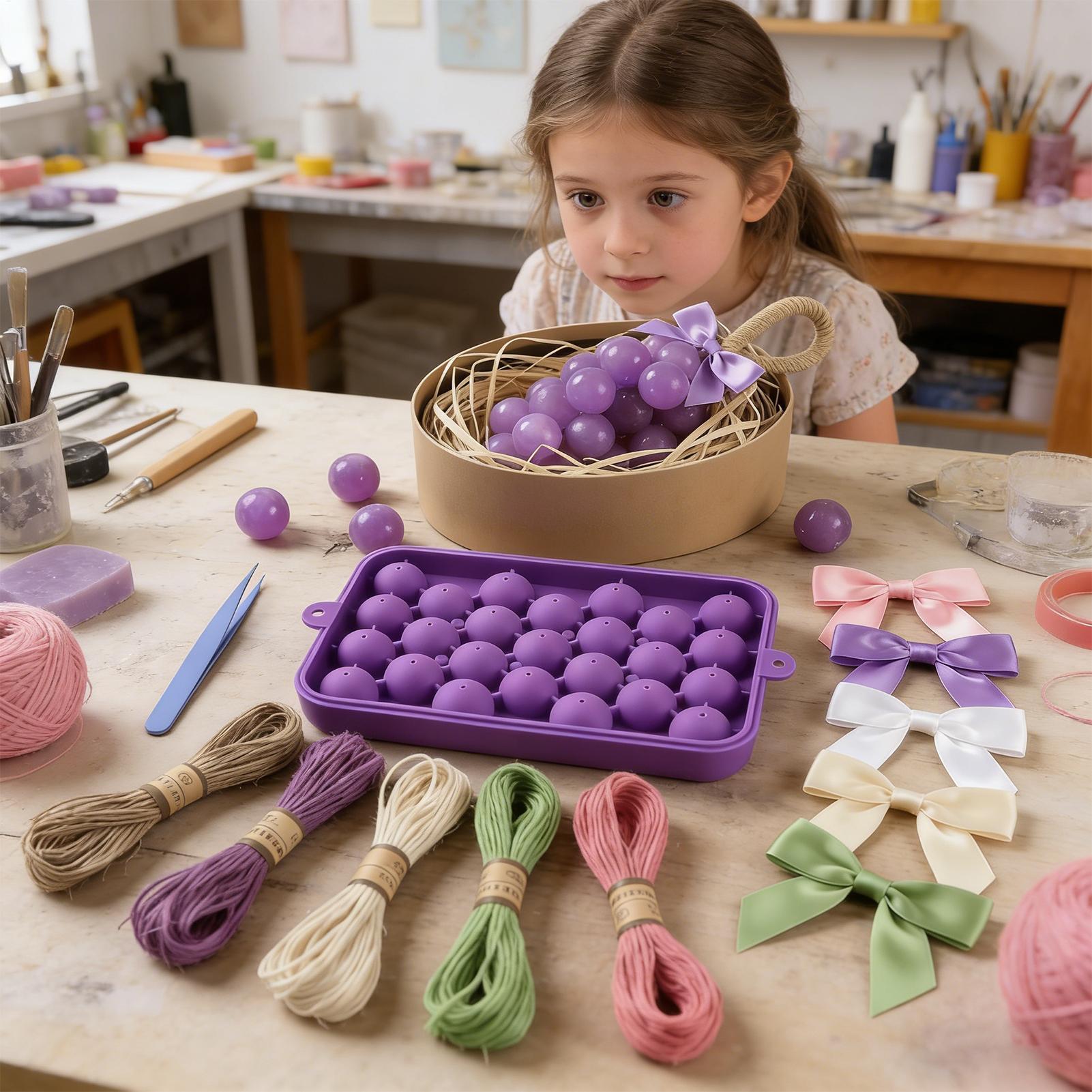 Grape Soap Mold Easy-Release F - đánh giá và giá Soap Making Diy Kit