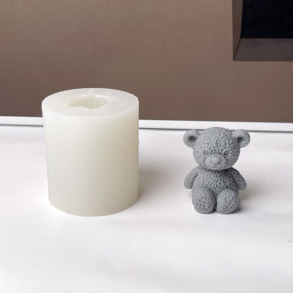 3D Cute Bear Candle Making Mou - đánh giá và giá Soap Making Gifts