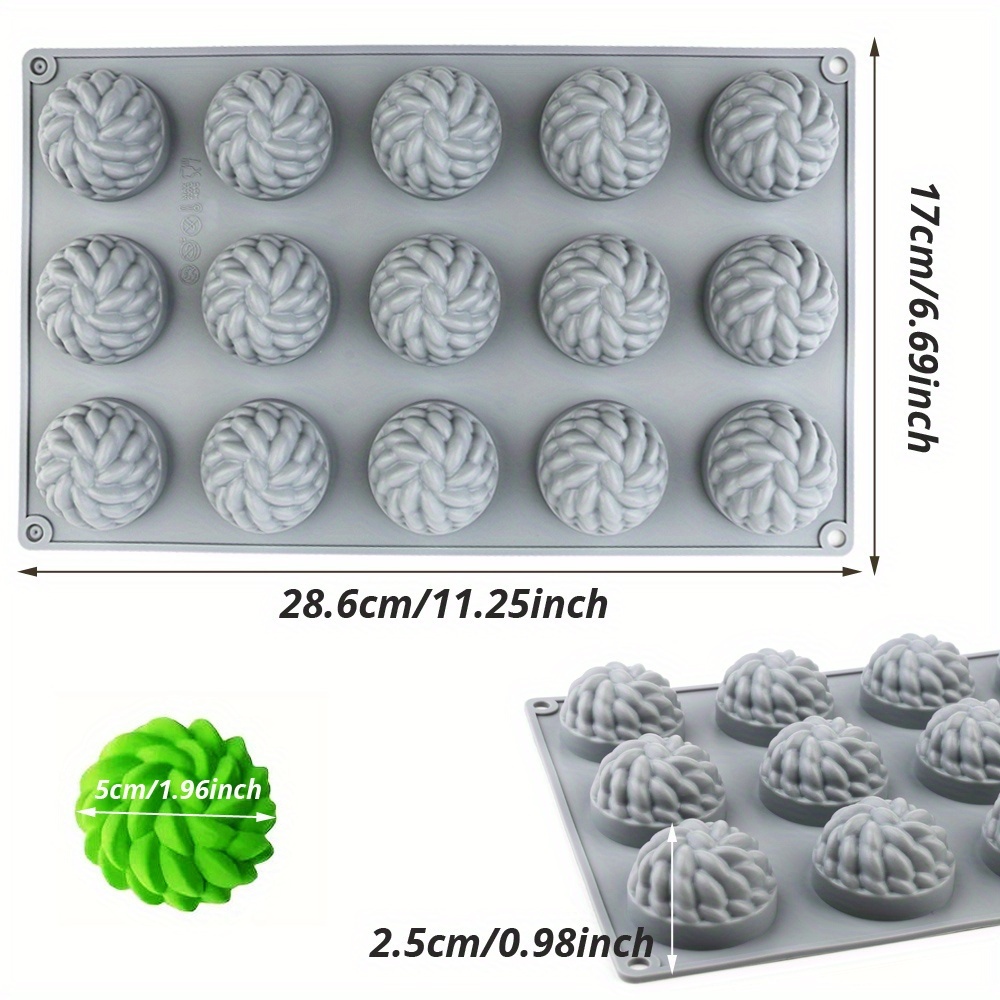 1Pc Cake Mold Santa Ana Floral - đánh giá và giá Soap Making Diy Kit