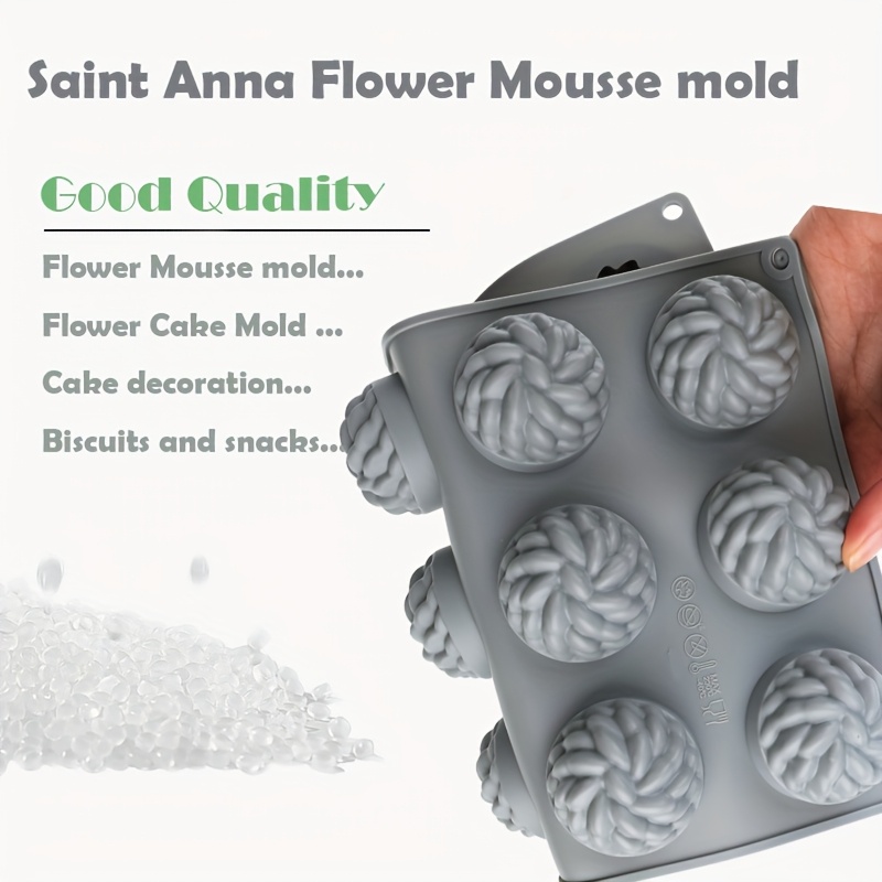 1Pc Cake Mold Santa Ana Floral - đánh giá và giá Soap Making Diy Kit