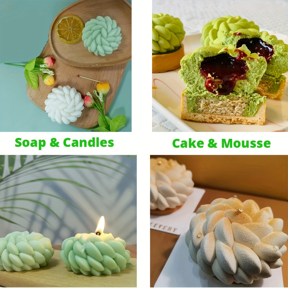 1Pc Cake Mold Santa Ana Floral - đánh giá và giá Soap Making Diy Kit