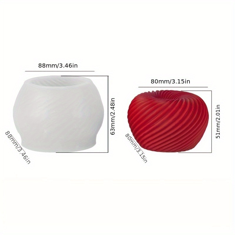A trendy red apple silicone mo - đánh giá và giá Soap Making Ins