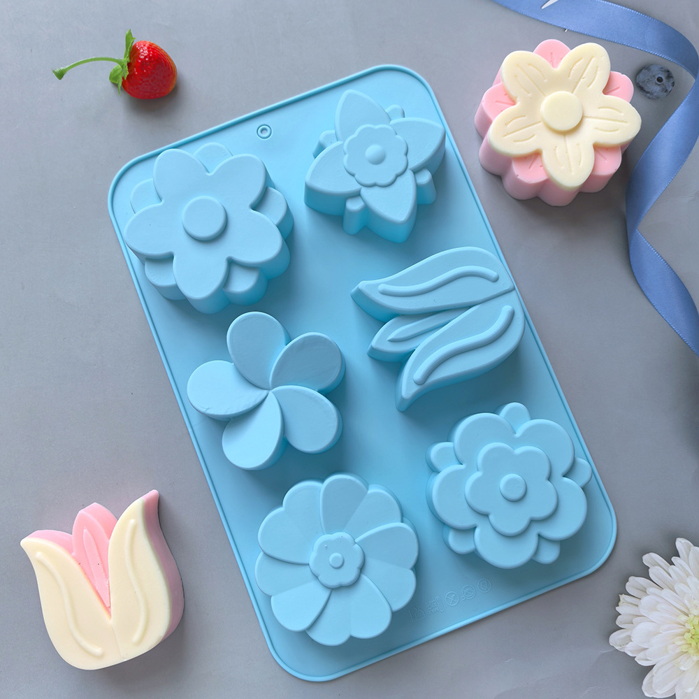 kinds Flower Silicone Molds Di - đánh giá và giá Soap Making Instructions