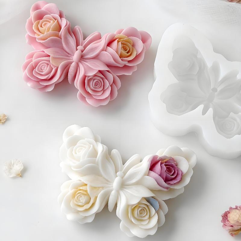 DIY Rose Butterfly Form Silico - đánh giá và giá Soap Making Ins
