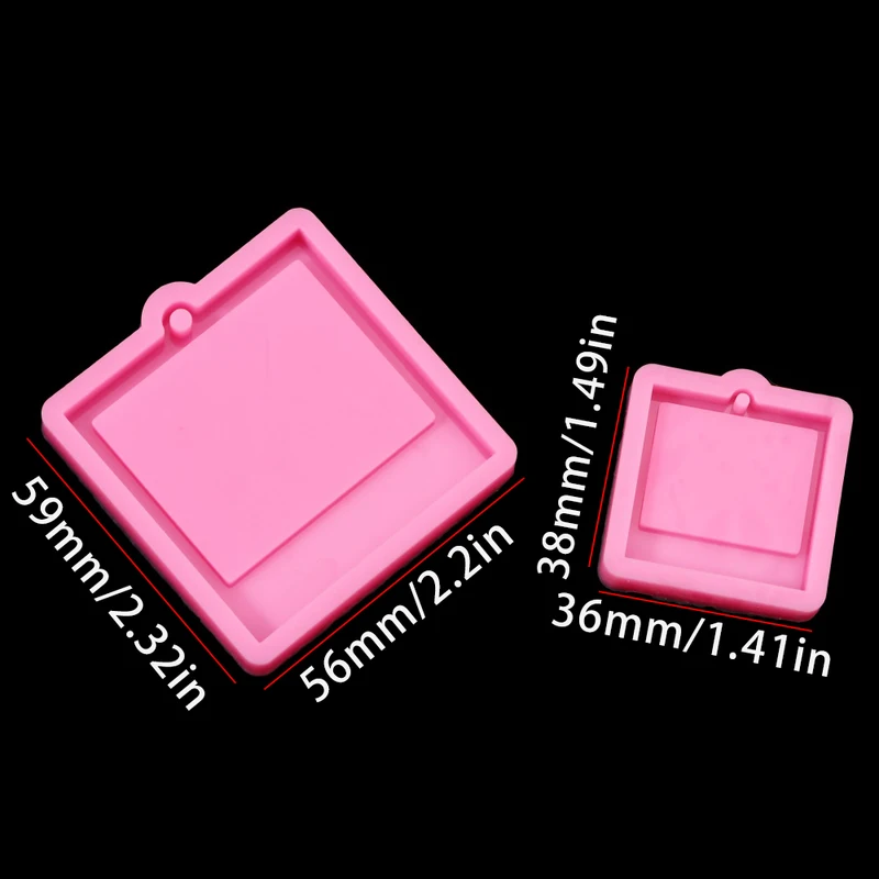 Photo Frame Epoxy Resin Keycha - đánh giá và giá Soap Making Ins