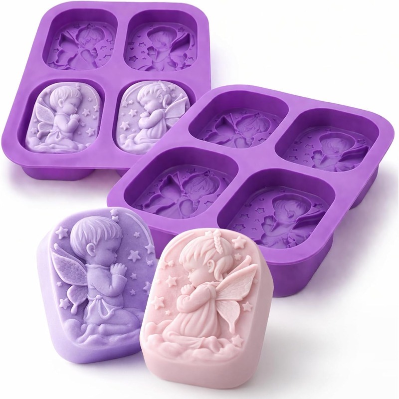 Angel Silicone Mold For Soap M - đánh giá và giá Soap Making Instructions