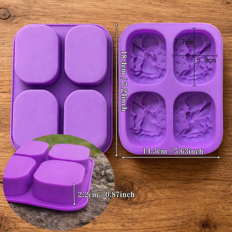 Angel Silicone Mold For Soap M - đánh giá và giá Soap Making Instructions