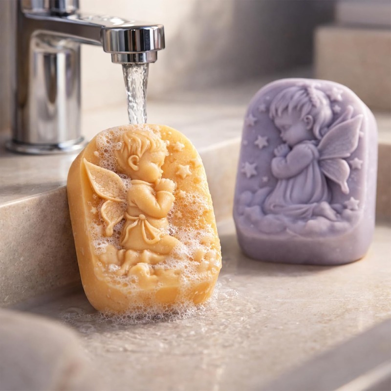Angel Silicone Mold For Soap M - đánh giá và giá Soap Making Instructions