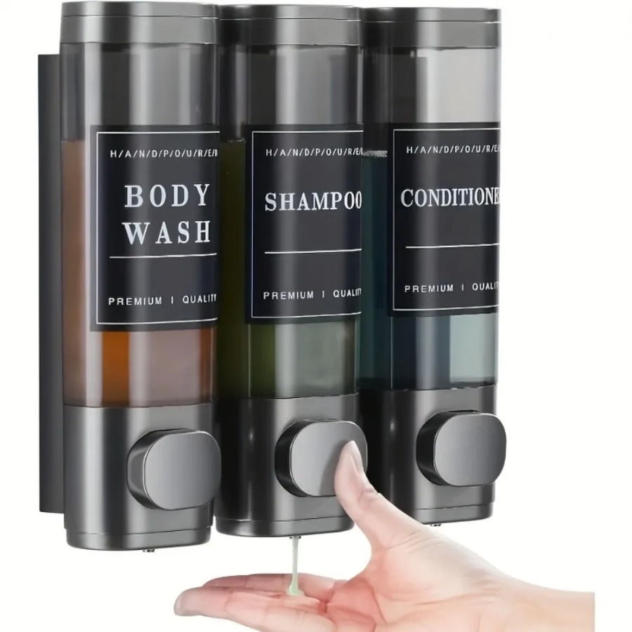 Wall Mounted Triple Shampoo Co - đánh giá và giá Soap Making Diy Kit